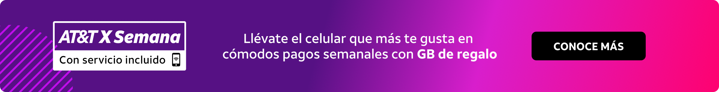 AT&T por semana